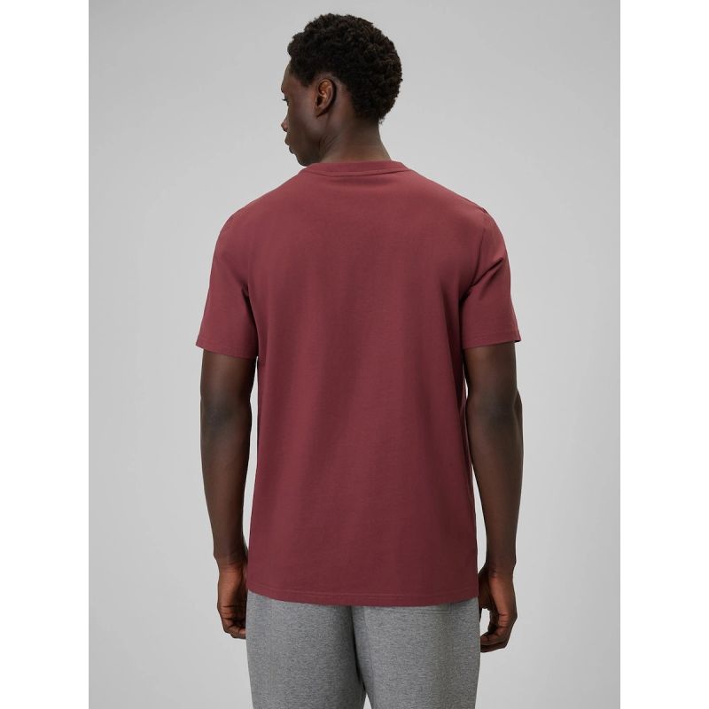 4F Men's regular plain T-shirt póló