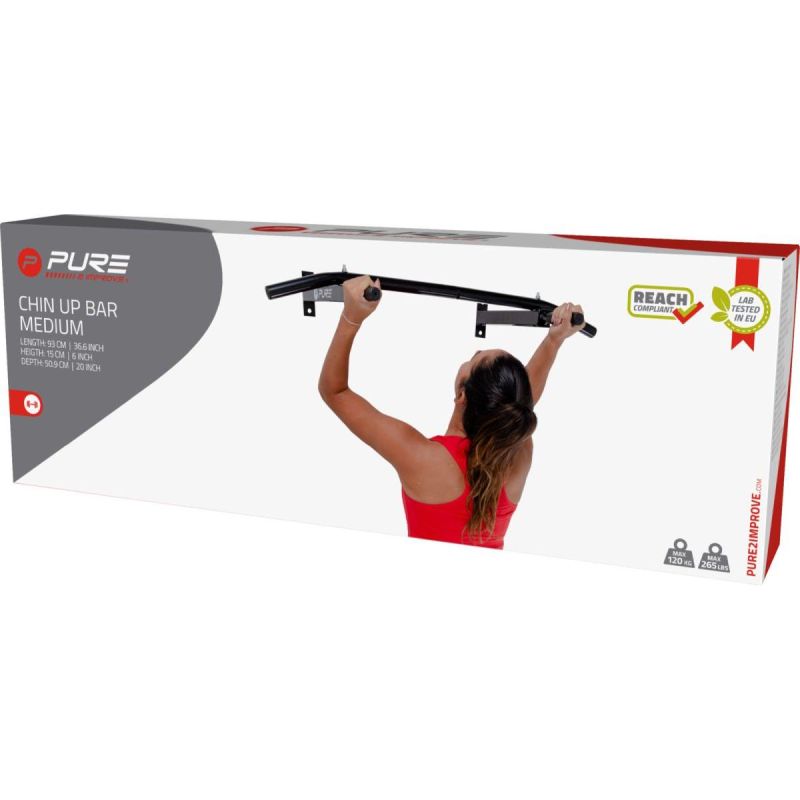 Pure 2 Improve WALL-MOUNTED PULL-UP BAR 93x50. rods, strength training equipment