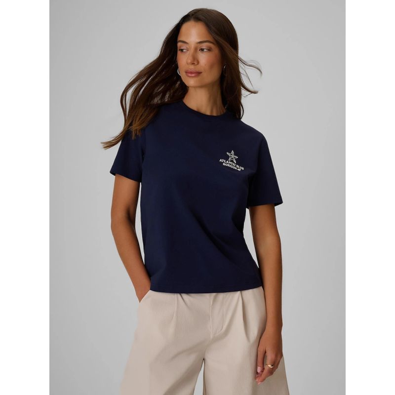 4F Women's relaxed printed T-shirt póló