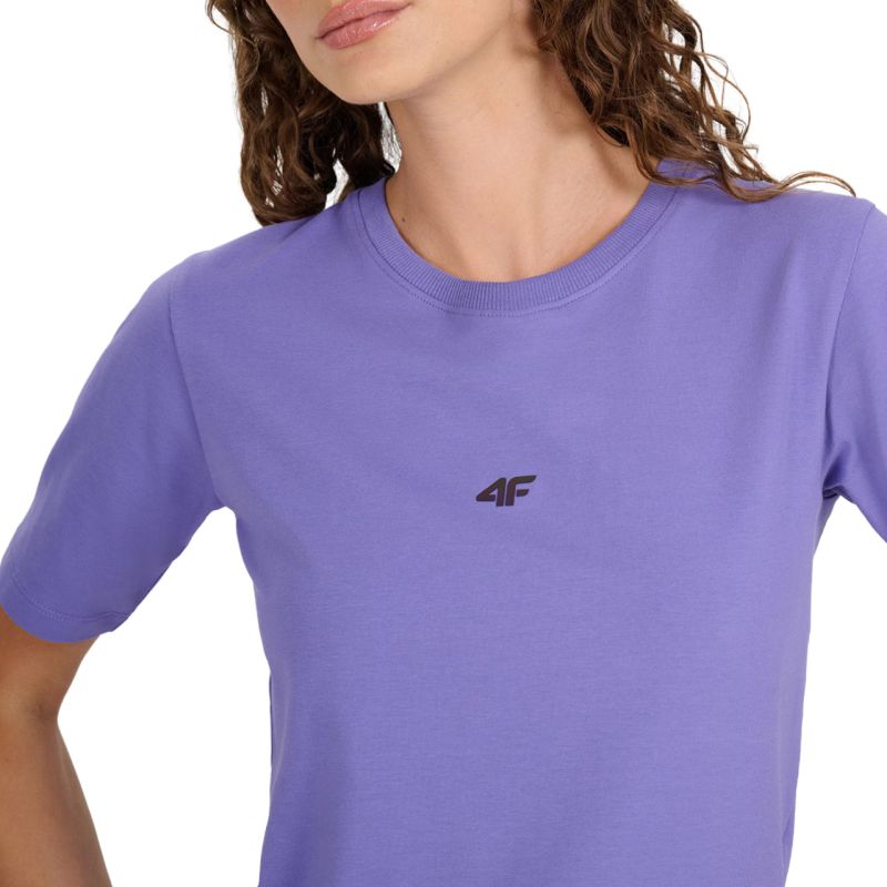 4f Women's T-shirt F2971 purple 4FWAW25TTSHF2971 51S Ruházat