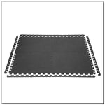 HMS Dark gray puzzle mat 9 pieces 12mm MP12 szürke fitness matrac 17-63-086