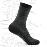 Rockbros 490025001 ROAD TO SKY Cycling Socks 36-38 cm - Black 36-38 cm \ czarny ruházat