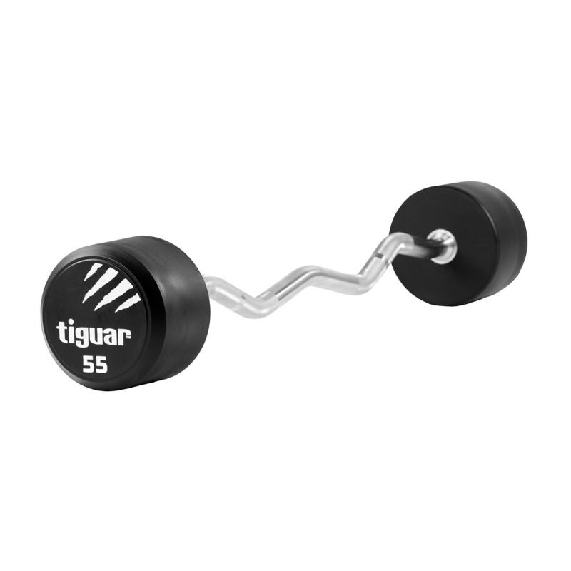 Tiguar Barbell broken PU 55 kg fekete kiegészítő TI-WLBPU055
