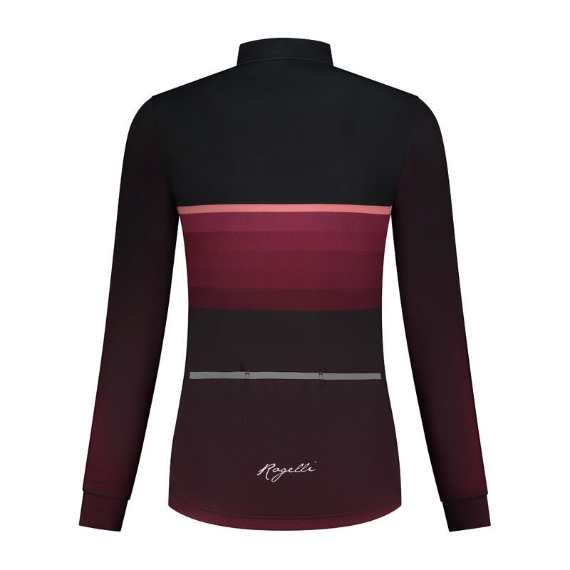 Rogelli women's sweatshirt IMPRESS II bordó pulóver