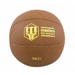 MASTERS FIGHT EQUIPMENT MASTERS PL-BROWN 5 kg Medicine barna labda 145569-5KG