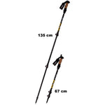 Enero Pro Evo Nordic Walking Poles And Case fekete covers