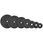 Enero Black Cast Iron Load 15 Kg Fit ø26.5 fekete weight, strength training equipment, training equipment