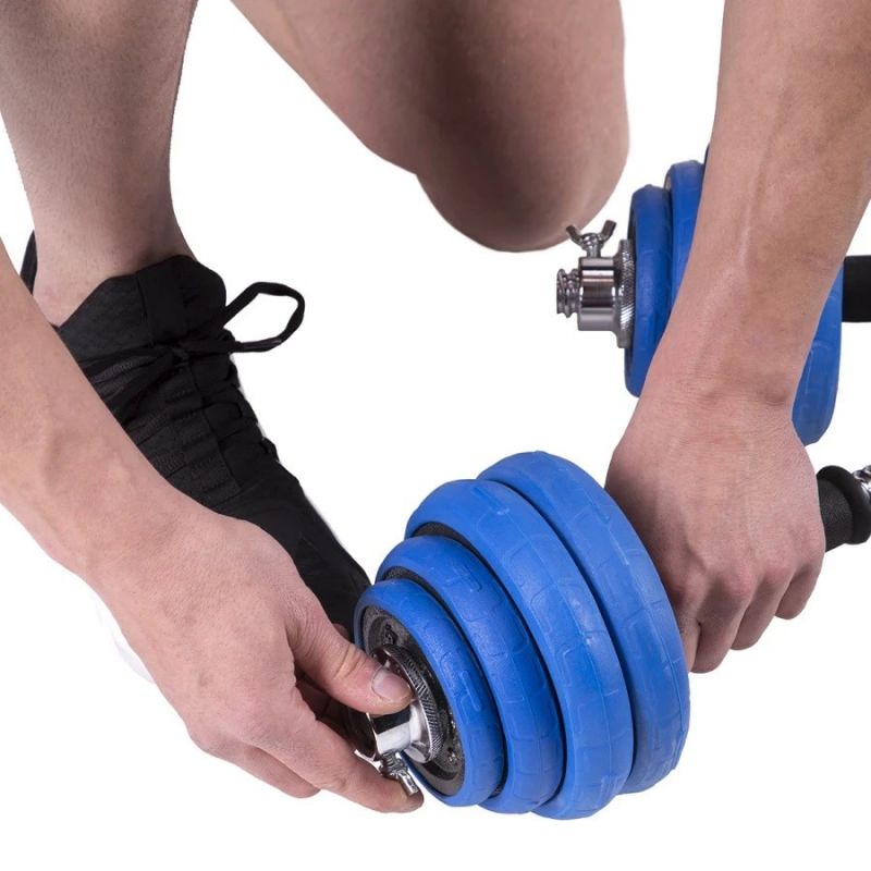 HMS SGG30 BAR 2-in-1 weight set (barbell and dumbbells) 30 kg póló 17-59-133