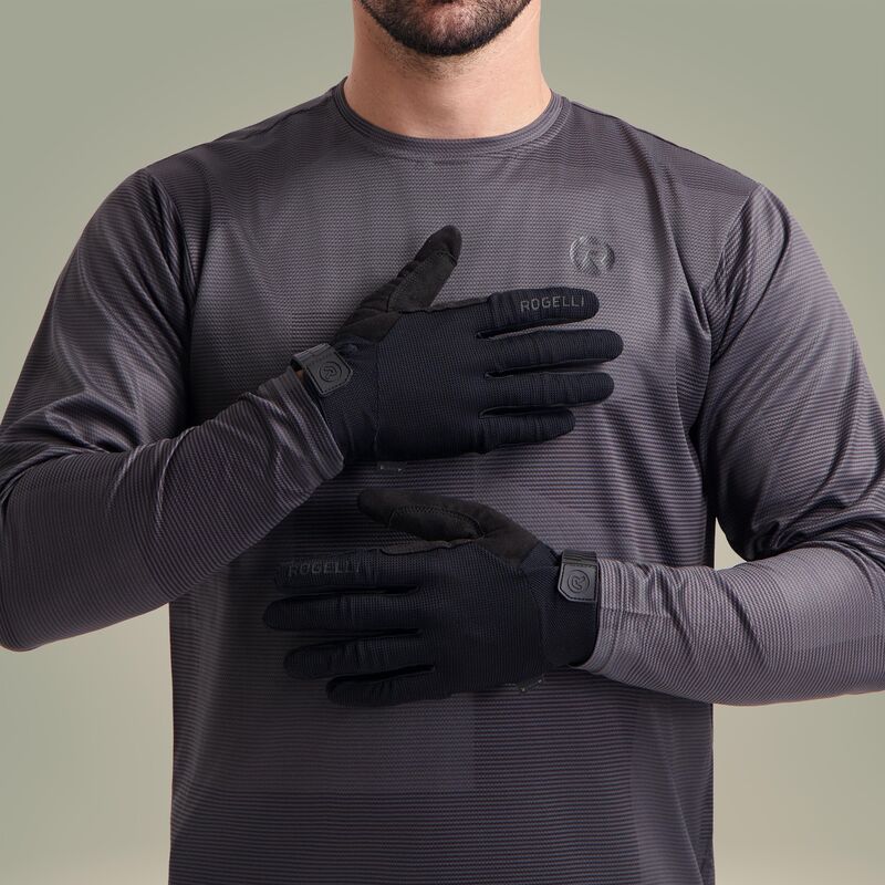 Rogelli MTB ADVNTR GEL gloves black 2XL fekete kesztyű