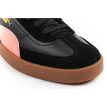 Puma women's sports CLub II Era sneakers fashionable leather fekete cipő