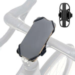 Rockbros 250015001 silicone clamp phone holder - black fekete phones and accessories