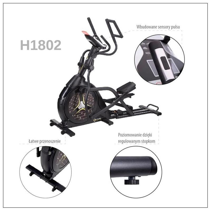 HMS H1802 magnetic elliptical trainer pulóver 17-12-027