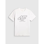 4F Men's regular T-shirt with logo póló