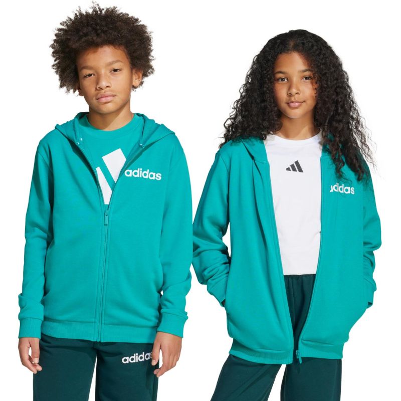 Adidas Essentials green kids tracksuit JN2427 128 cm melegítő