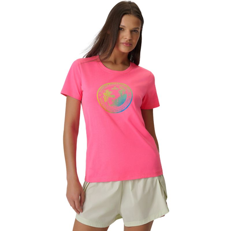 4F Women's T-shirt F2718 fuchsia 55S póló 4FWSS26TTSHF271855S