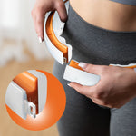 HMS Hhm21 Hula Hop White/Orange With Magnets, Tpe Protection And Weight + Counter narancssárga edzéssegítő 17-44-597