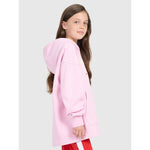 Oversized sweatshirt with hood, unzipped, for girls, 4F 4FJRAW25TSWSF2429-56S kapucnis pulóver