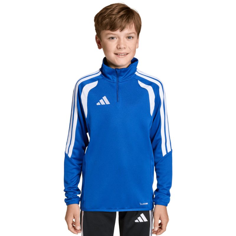 adidas Tiro 26 League Training Top Blue and White JY7162 Kids' Sweatshirt 104cm pulóver
