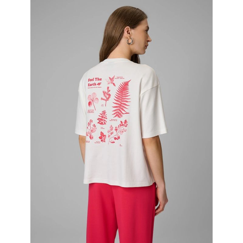 4F Women's regular printed T-shirt póló 4FRSS26TTSHF3704-11S