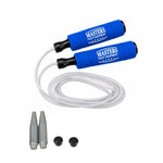 MASTERS FIGHT EQUIPMENT Boxing Jump Rope with Weights 2 x 160 g SBP-W fekete edzőfelszerelés 09455-P02