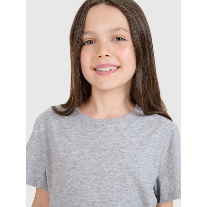 4f Regular plain girls' T-shirt 4FJWSS25TTSHF2177-27M Egyéb