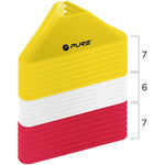 Pure 2 Improve Cones, Cones, Training Markers 20 Pcs for school, cones, training equipment, tags
