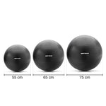 Meteor Fitness 65 cm Black uniw futball labda 17876