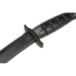 DBX Bushido Rubber training knife mock knife, black - fekete knives, pocket knives, training equipment