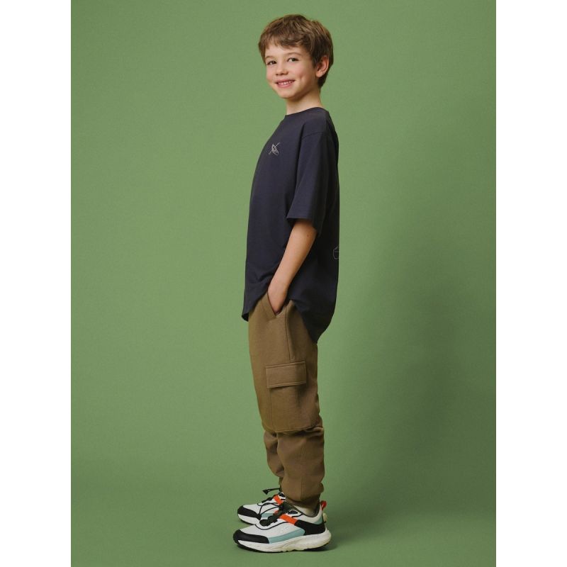 Boys' cargo sweatpants 4F