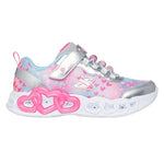 Skechers S-Lights Infinite Heart Lights-Heart Jewels 303261L-SMLT Silver/Multi szürke utcai cipő