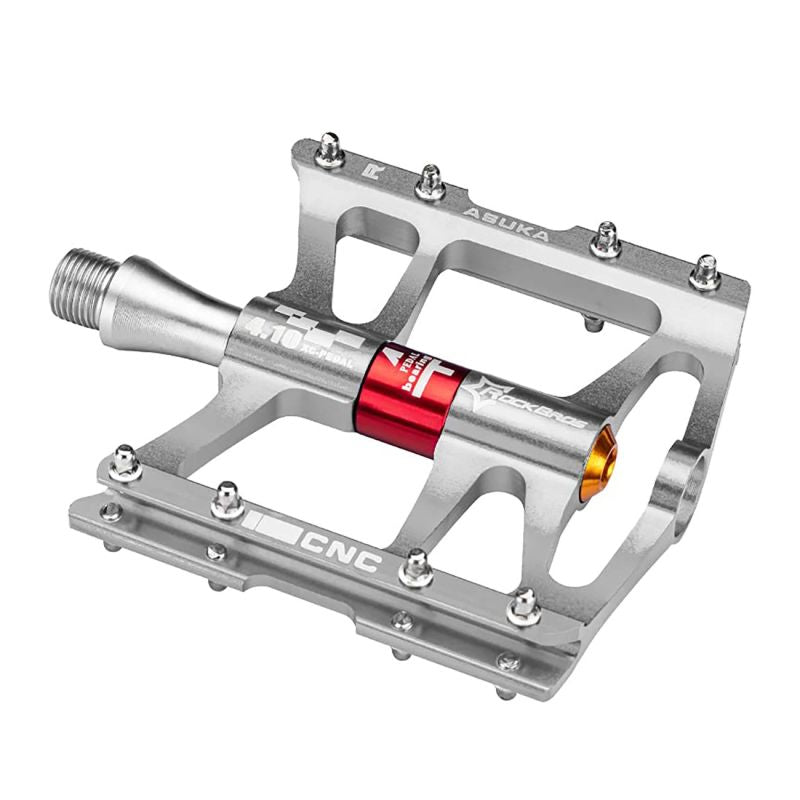 Rockbros JT410 4.10 4 Bearing Bicycle Pedals - Silver