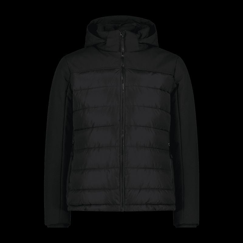 CMP men's winter with hood, sports, insulated, black ( ) fekete dzseki