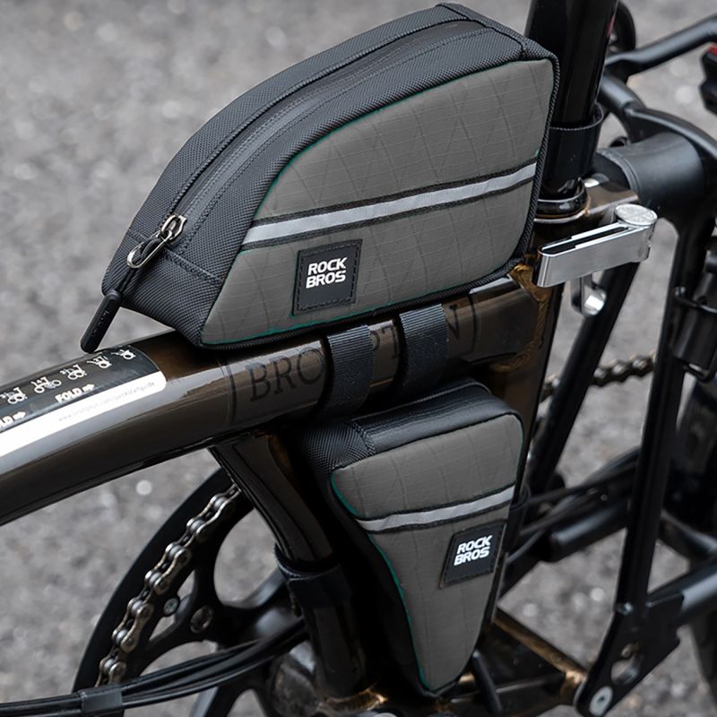 Rockbros Triangle Bike Frame 0.8l - Black czarny táska