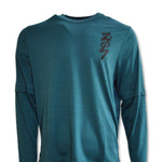 AIR Jordan Zion Longsleeve Shooting Shirt Dark Teal Green/Black/Black - zöld sweatshirts, shirts