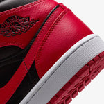 AIR Jordan 1 Mid Banned Basketball - fekete cipő