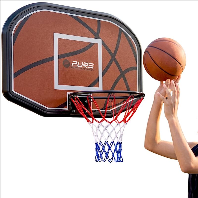 Pure 2 Improve BASKETBALL BACKBOARD RIM 45CM fekete boards