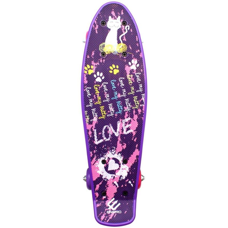 Enero Mini Love Kitty Plastic Skateboard skateboards