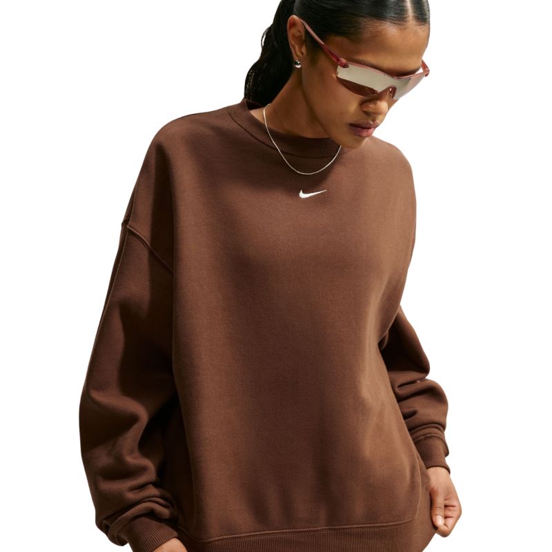 Nike Studio Fleece Women's Sweatshirt barna nadrág IM8082259