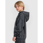 Boy's sweatshirt with hood, open, 4F 4FJRAW25TSWSM2344-22S