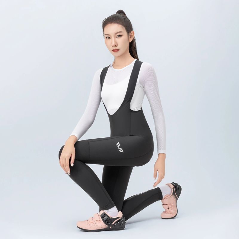 Rockbros TVI Women's Cycling Bib with Pad - Black fekete nadrág 15310004003-211710