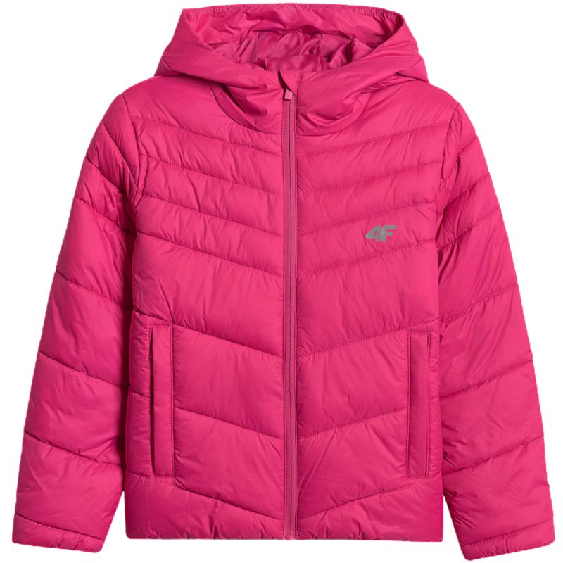 Jacket for girls 4F F0739 fuchsia 4FJWSS26TDJAF0739 55S clothing