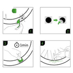 Rockbros repair kit for bicycle inner tubes - translucent fekete sets