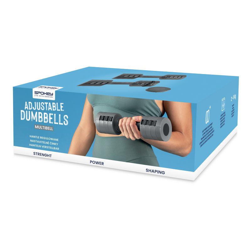 Spokey Adjustable dumbbells 2x 2.5 kg Multibell SPK-944195 Edzőfelszerelés