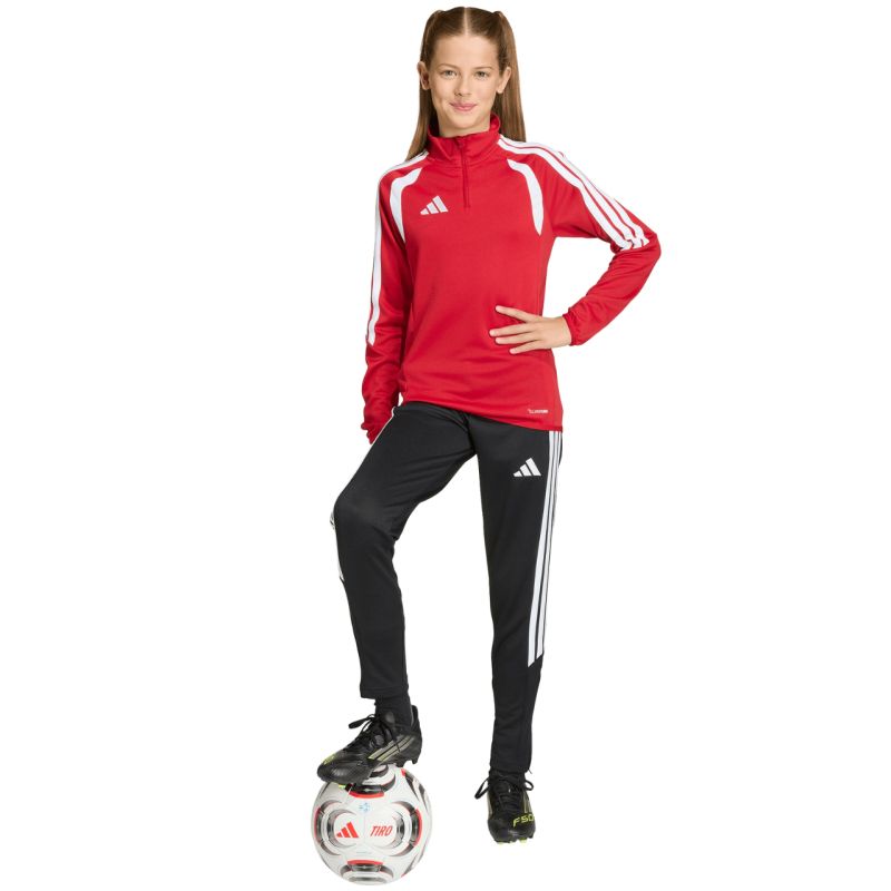 Adidas Tiro 26 League Training Top Kids Sweatshirt Red and White fehér pulóver JY7163