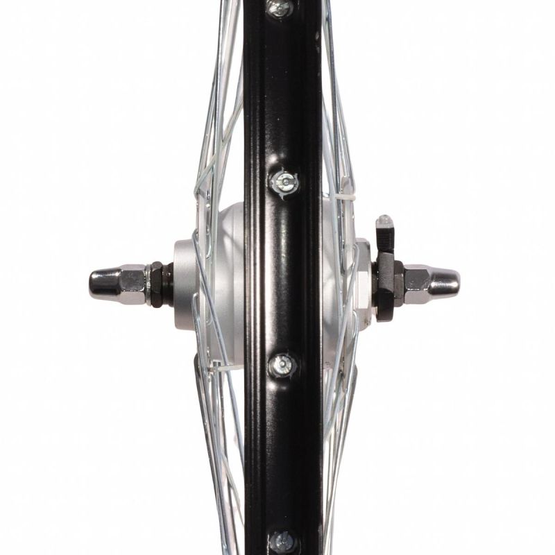28 Inch Front Wheel With Shimano Hub Black Rim