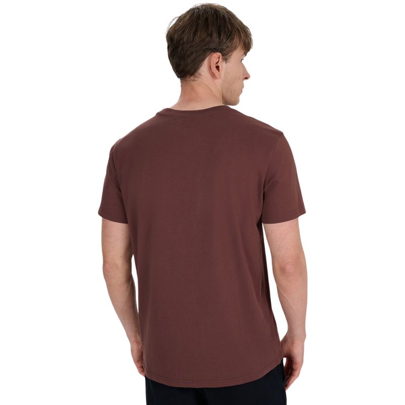 4f Men's T-shirt M2961 dark brown 4FWAW25TTSHM2961 80S Ruházat
