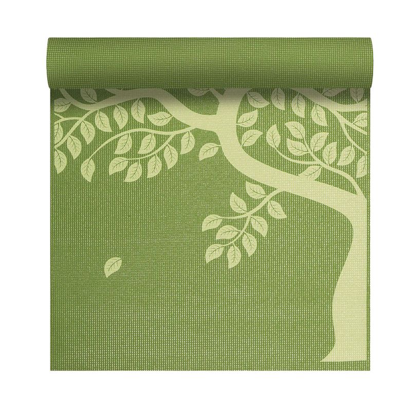 Yoga mat "TREE OF LIFE" 4mm zöld jóga matrac