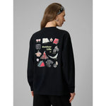 Women's longsleeve regular with print 4F