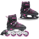 SMJ UT 103 Lea 2in1 roller skates fekete görkorcsolya