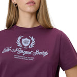 4F Women's T-shirt F2738 60S bordó póló